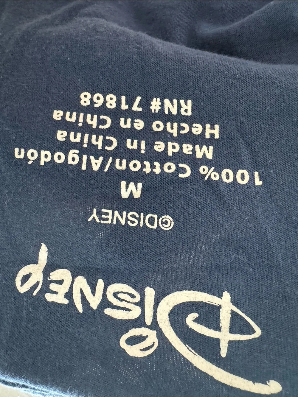 Women’s Navy 'Weird' Stitch Graphic Tee